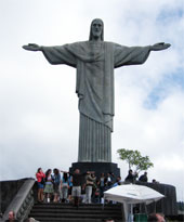 ブラジル　コルコバードのキリスト像